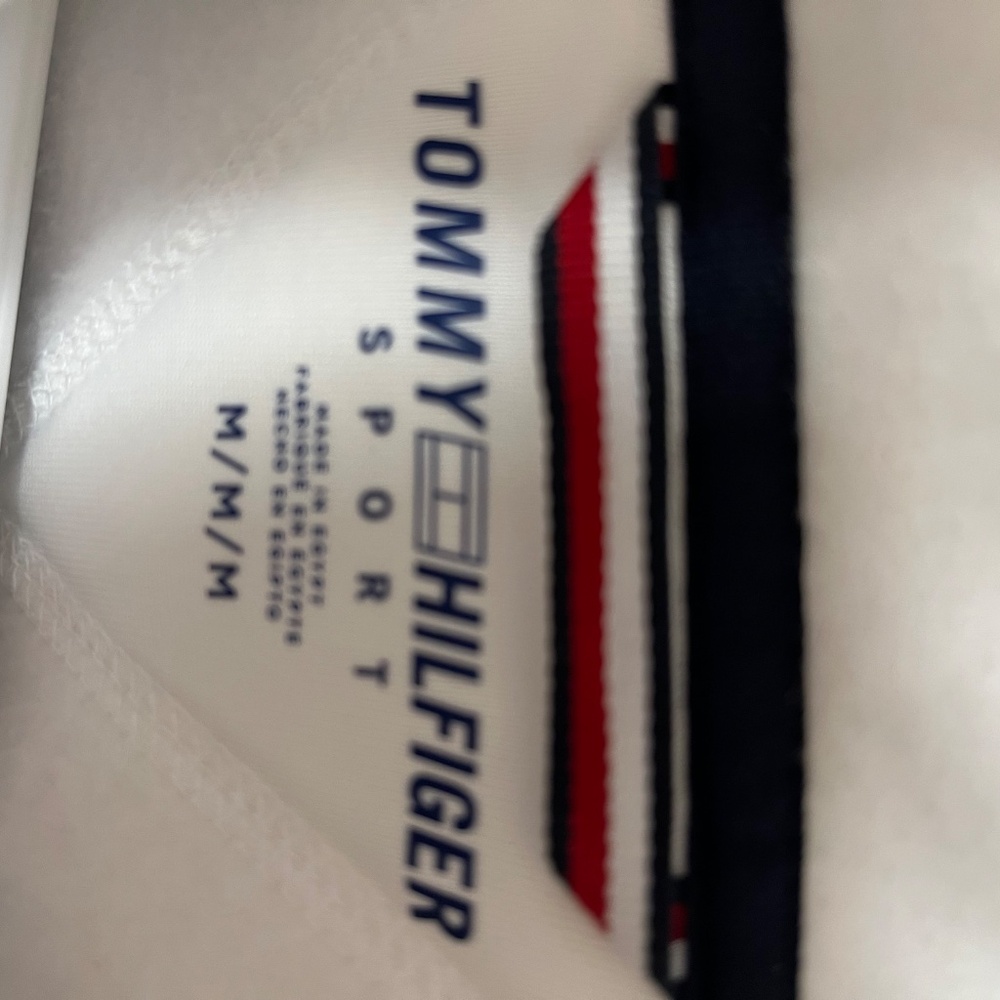 Tommy Hilfiger white fleece hoodie jacket